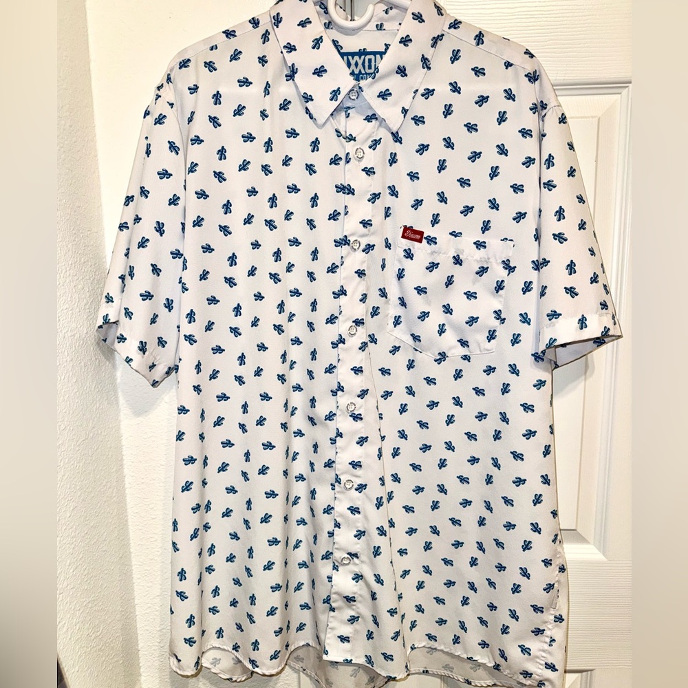 DIXXON Party Cactus Button Down Shirt